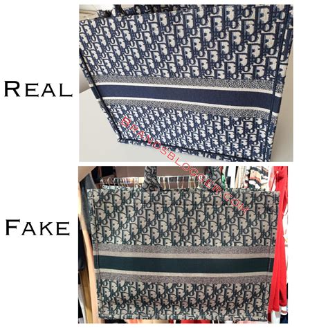 fake book bag|How To Spot A Fake Dior Book Tote Bag .